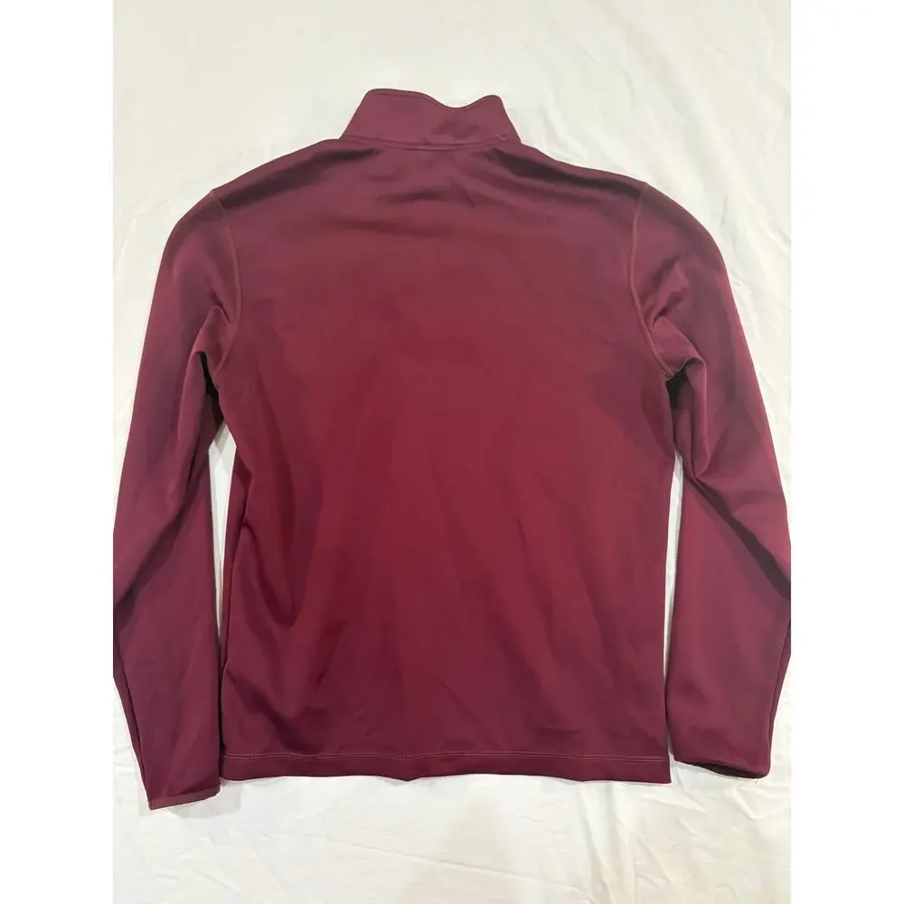 MO State Adidas Burgundy Quarter Zip Athletic Shirt Jacket